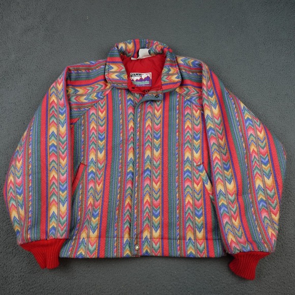 Vintage Walls Mountain Jacket Mens Medium Multicolor Southwestern